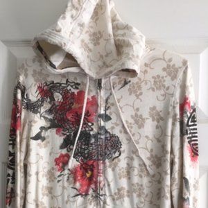 Lucky Brand Ladies Asian Motif Hoody